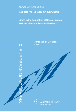 Cover image: The EU and WTO Law on Services 1st edition 9789041128096