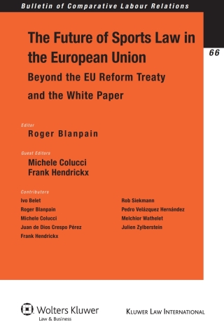 Imagen de portada: The Future of Sports Law in the European Union 1st edition 9789041127617