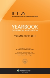 Titelbild: Yearbook Commercial Arbitration Volume XXXIX - 2014 1st edition 9789041149800