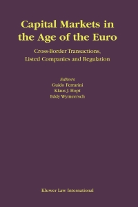 Immagine di copertina: Capital Markets in the Age of the Euro 1st edition 9789041117373