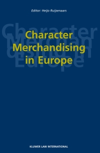 Cover image: Character Merchandising in Europe 1st edition 9789041199126