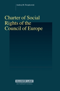 Cover image: Charter of Social Rights of the Council of Europe 9789041126085