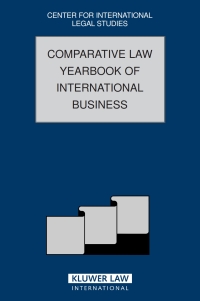 Titelbild: The Comparative Law Yearbook of International Business 1st edition 9789041125699