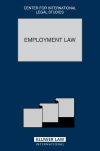 صورة الغلاف: Employment Law 1st edition 9789041124401