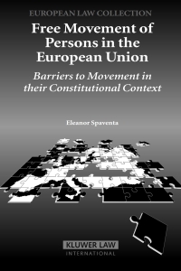 Imagen de portada: Free Movement of Persons in the European Union 9789041124708