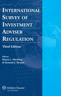 Cover image: International Survey of Investment Adviser Regulation 3rd edition 9789041136022