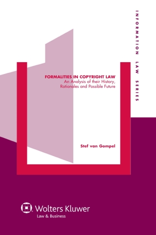 Imagen de portada: Formalities in Copyright Law 9789041134189