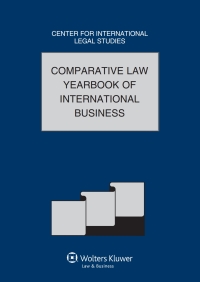 Cover image: The Comparative Law Yearbook of International Business 1st edition 9789041152541