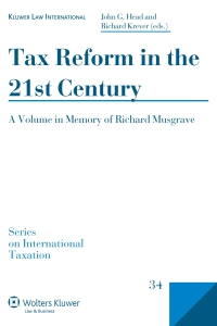 Cover image: Tax Reform in the 21st Century 1st edition 9789041128294