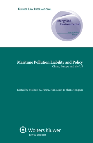 Cover image: Maritime Pollution Liability and Policy 1st edition 9789041128690