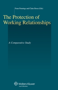 表紙画像: The Protection of Working Relationships 1st edition 9789041132895