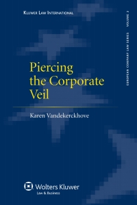 Cover image: Piercing the Corporate Veil 9789041125910