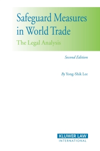 Immagine di copertina: Safeguard Measures in World Trade 2nd edition 9789041126184
