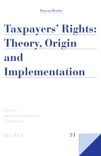 Cover image: Taxpayers' Rights 9789041126504