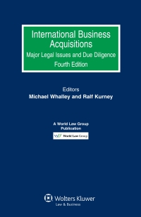 Cover image: International Business Acquisitions 4th edition 9789041156600