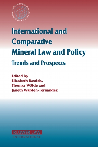 Cover image: International and Comparative Mineral Law and Policy 1st edition 9789041121165