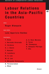 صورة الغلاف: Labour Relations in the Asia-Pacific Countries 1st edition 9789041122391
