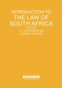 Cover image: Introduction to the Law of South Africa 1st edition 9789041122827