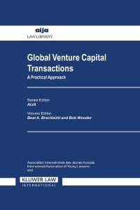 Imagen de portada: Global Venture Capital Transactions 1st edition 9789041122865