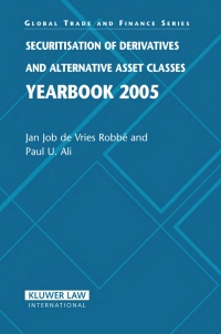 Titelbild: Securitisation of Derivatives and Alternative Asset Classes Yearbook 2005 9789041123756