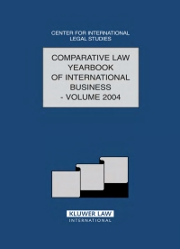 صورة الغلاف: The Comparative Law Yearbook of International Business 1st edition 9789041123770