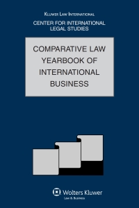 صورة الغلاف: The Comparative Law Yearbook of International Business 1st edition 9789041127990