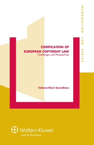 Imagen de portada: Codification of European Copyright Law 1st edition 9789041141453