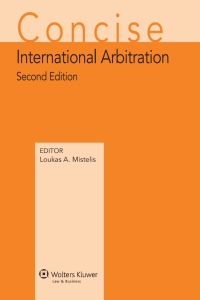 Cover image: Concise International Arbitration 2nd edition 9789041159687