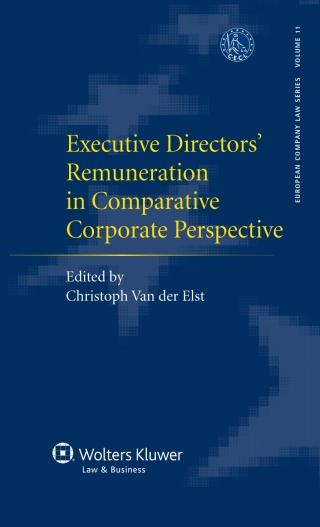 Omslagafbeelding: Executive Directors' Remuneration in Comparative Corporate Perspective 1st edition 9789041156075