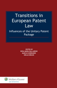 Imagen de portada: Transitions in European Patent Law 1st edition 9789041156051