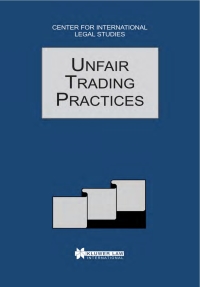 表紙画像: Unfair Trading Practices 1st edition 9789041107213