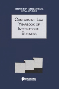 صورة الغلاف: Comparative Law Yearbook of International Business 1st edition 9789041107404