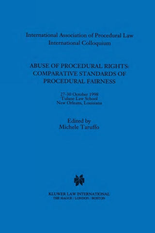 Cover image: Abuse of Procedural Rights 1st edition 9789041112477