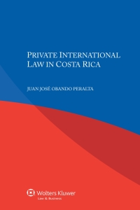 Imagen de portada: Private International Law in Costa Rica 9789041148629