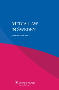Cover image: Media Law in Sweden 9789041158987