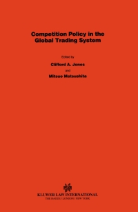 صورة الغلاف: Competition Policy in Global Trading System 1st edition 9789041117588