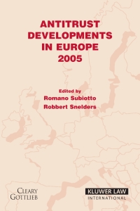 Cover image: Antitrust Developments in Europe 1st edition 9789041125682