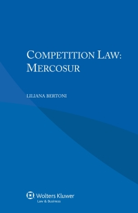 Titelbild: Competition Law: Mercosur 9789041153012