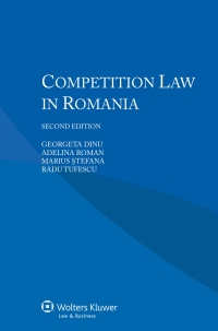 صورة الغلاف: Competition Law in Romania 2nd edition 9789041161543