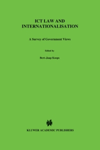 Titelbild: ICT Law and Internationalisation 1st edition 9789041115058