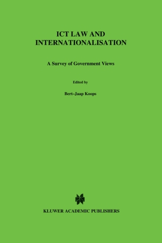 Imagen de portada: ICT Law and Internationalisation 1st edition 9789041115058