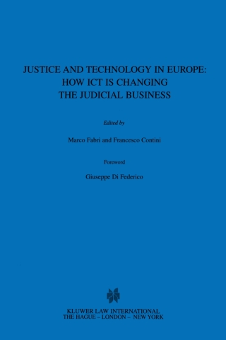 Cover image: Justice and Technology in Europe 1st edition 9789041116949