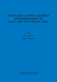 صورة الغلاف: Financing Capital Market Intermediaries in East and Southeast Asia 1st edition 9789041101907