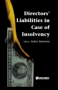 Cover image: Directors' Liabilities in Case of Insolvency 1st edition 9789041196897