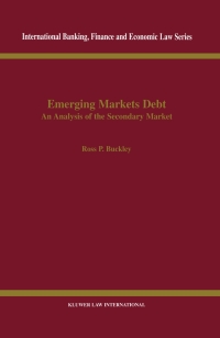 Cover image: Emerging Markets Debt 9789041197160