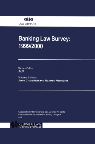 Cover image: Banking Law Survey: 1999/2000 1st edition 9789041198334