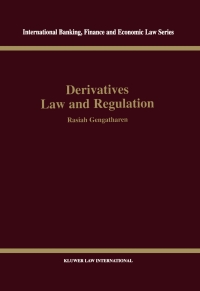 Imagen de portada: Derivatives Law and Regulation 9789041198365