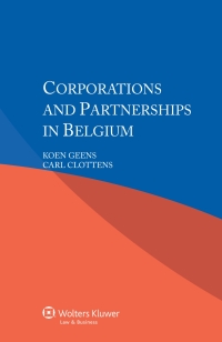 صورة الغلاف: Corporations and Partnerships in Belgium 9789041146410