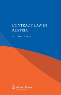 صورة الغلاف: Contract Law in Austria 9789041160034