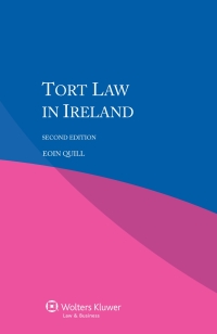 Cover image: Tort Law in Ireland 2nd edition 9789041160195